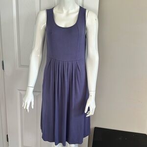 Periwinkle blue midi comfy  dress with pockets  
Size large